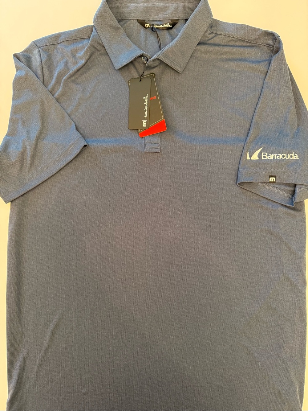 TravisMathew Navy Short-Sleeve Polo / Prestige Pure Performance NWT